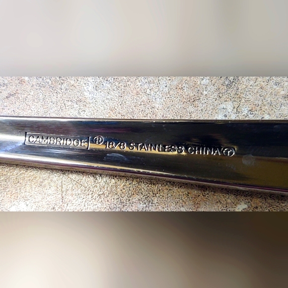Cambridge Stainless 18/8 Flatware 18 pcs NO Forks - Picture 3 of 5